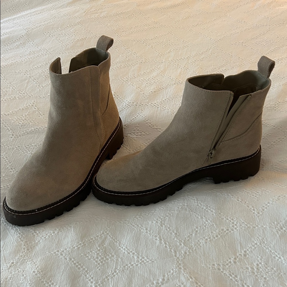 Nordstrom Taupe Ankle Booties